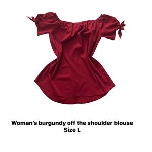 Off the shoulder blouse